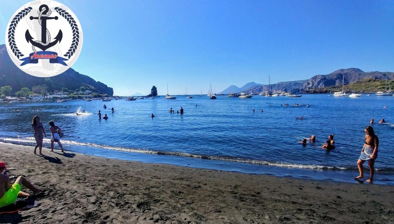 "Appartamento Del Mare Gliaca" Con Vista Isole Eolie,Ampia Terrazza,Wifi E Parcheggio Privato Gratuito 皮拉伊诺 外观 照片